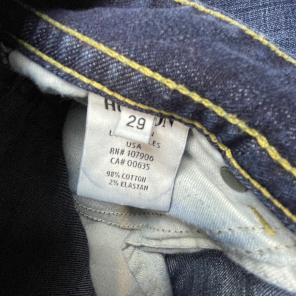 Hudson Jeans Womens Size 29 Low Rise Bootcut Stretch Denim Flap Pockets - Picture 9 of 10